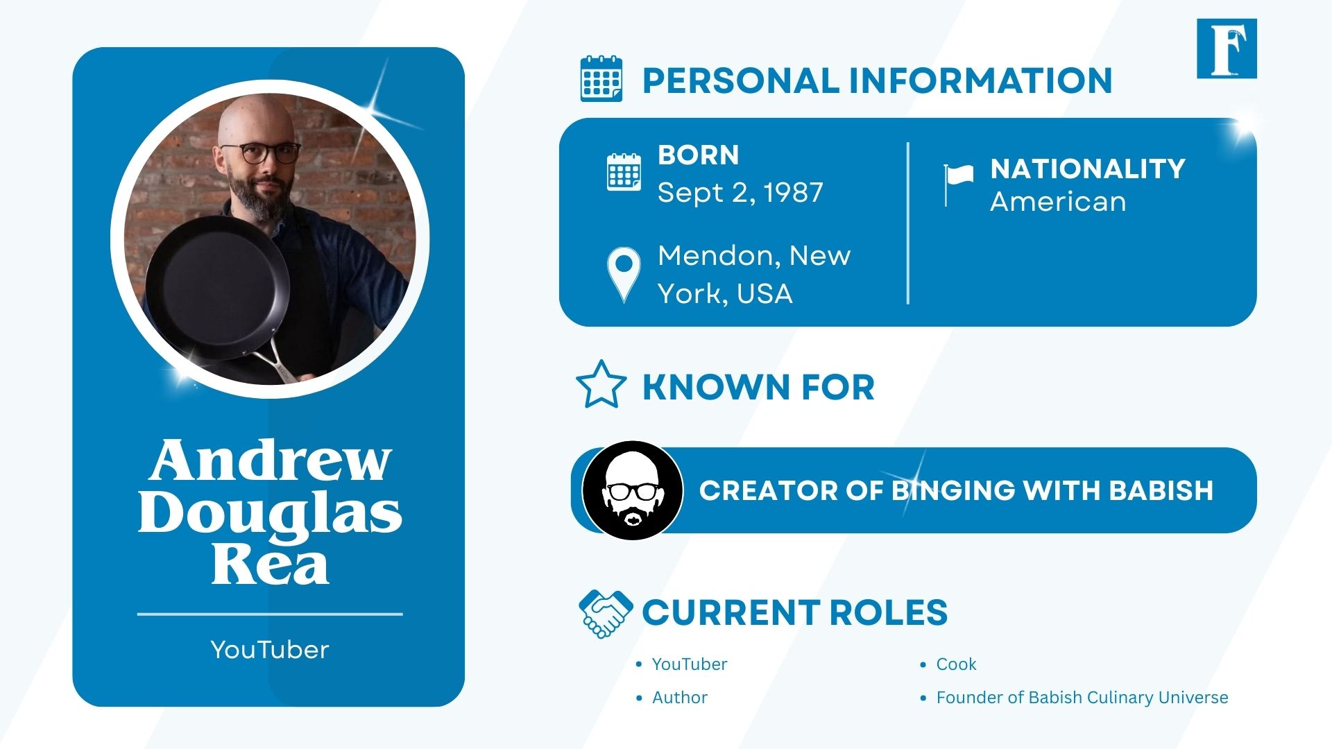 Andrew Rea Net Worth, Story of Babish Founder, Career Vision & Brand Growth 1 Andrew Rea Founder of Babish Culinary Universe