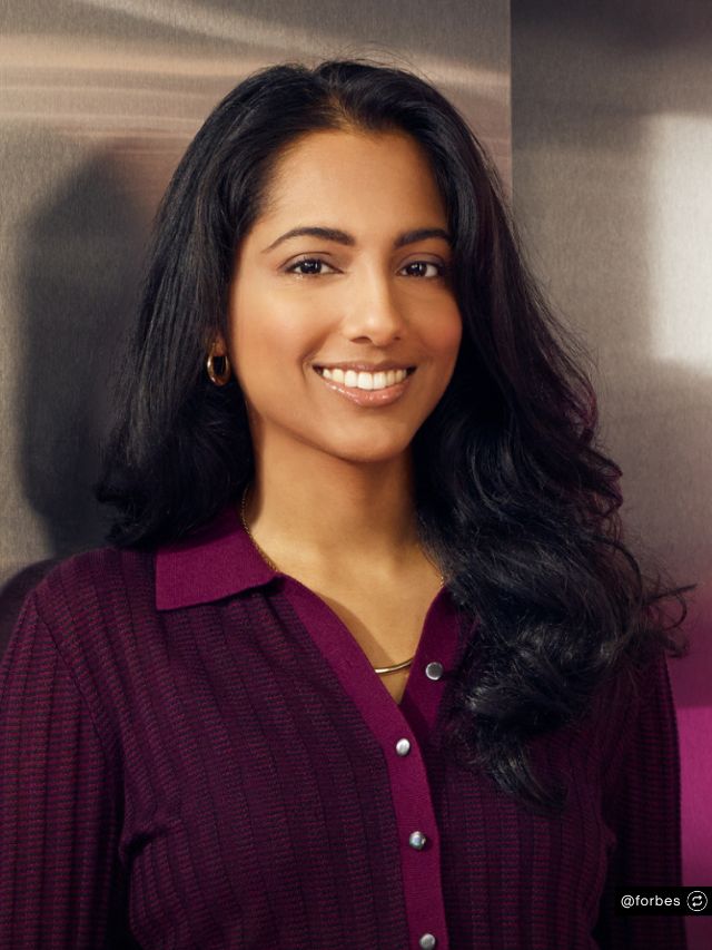 Kalyani Ramadurgam Net Worth, Kobalt Labs Founder Journey Vision & Growth 2
Kalyani Ramadurgam, founder of Kobalt Labs, smiling warmly with long dark hair, wearing a stylish purple button-up shirt.