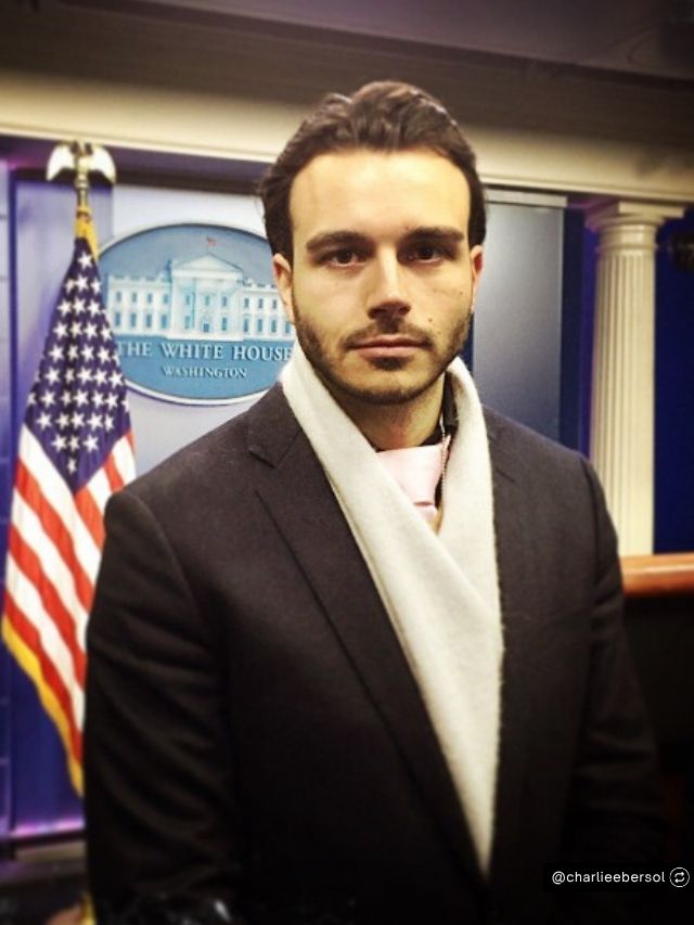 Infinite Athlete Founder Charlie Ebersol Net Worth, Sports Tech Vision & Growth 2 Charlie Ebersol poses at the White House press room in a dark suit with a cozy white scarf.